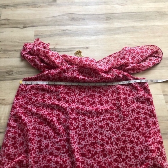 MICHAEL Michael Kors Pink Floral Off-Shoulder Top - Picture 6 of 8